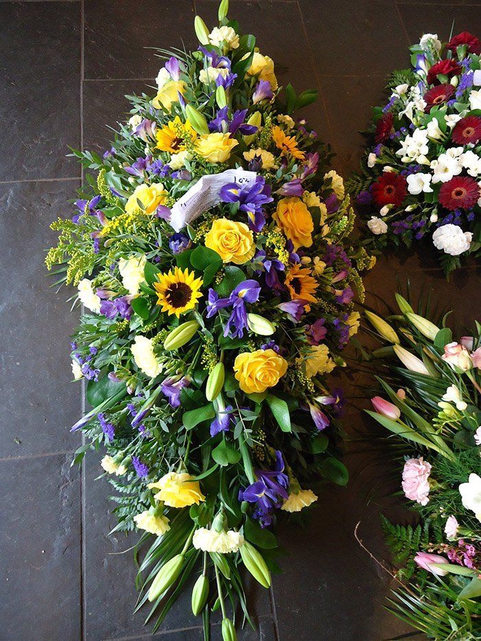 Flower arrangements for funeral displays in Bristol