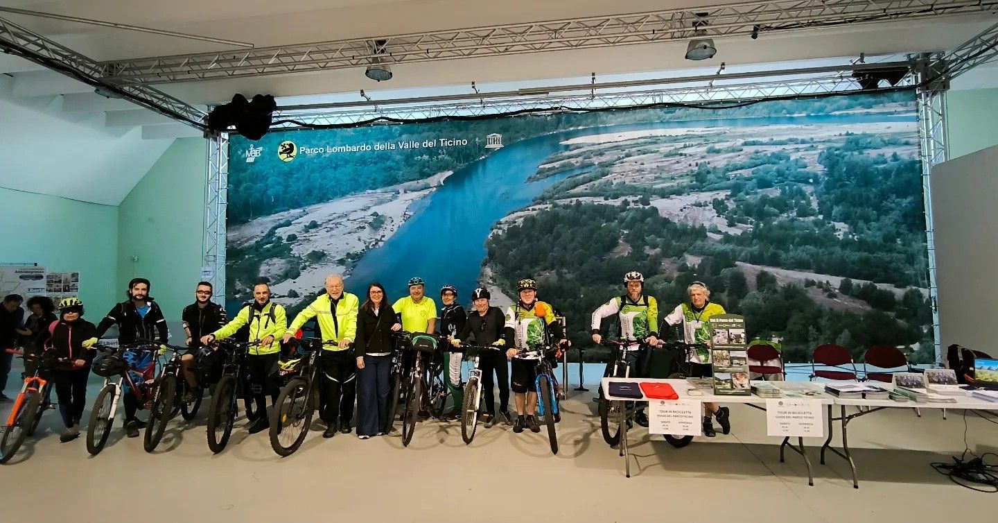 Si è concluso questo weekend dedicato alla promozione del cicloturismo nel Parco Ticino