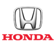 the honda logo is on a white background .
