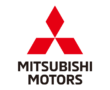 the logo for mitsubishi motors is a red triangle with a diamond in the middle .