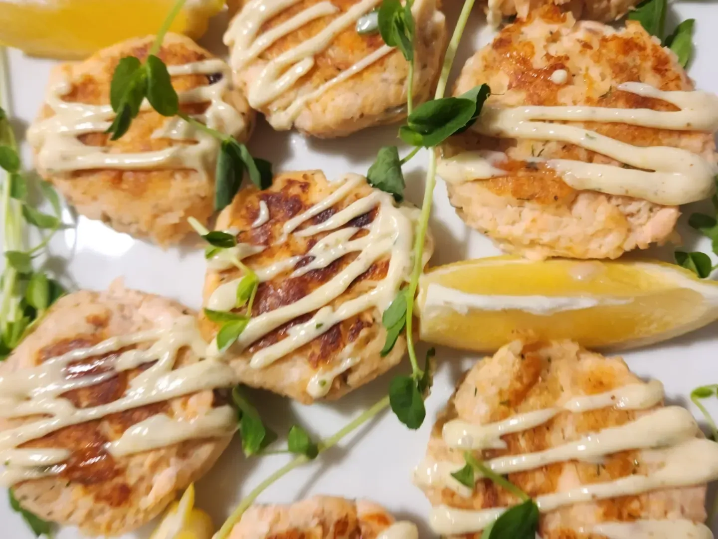 Salmon Cakes - Private Chef Services by Mangia Kitchen Yarmouth Maine