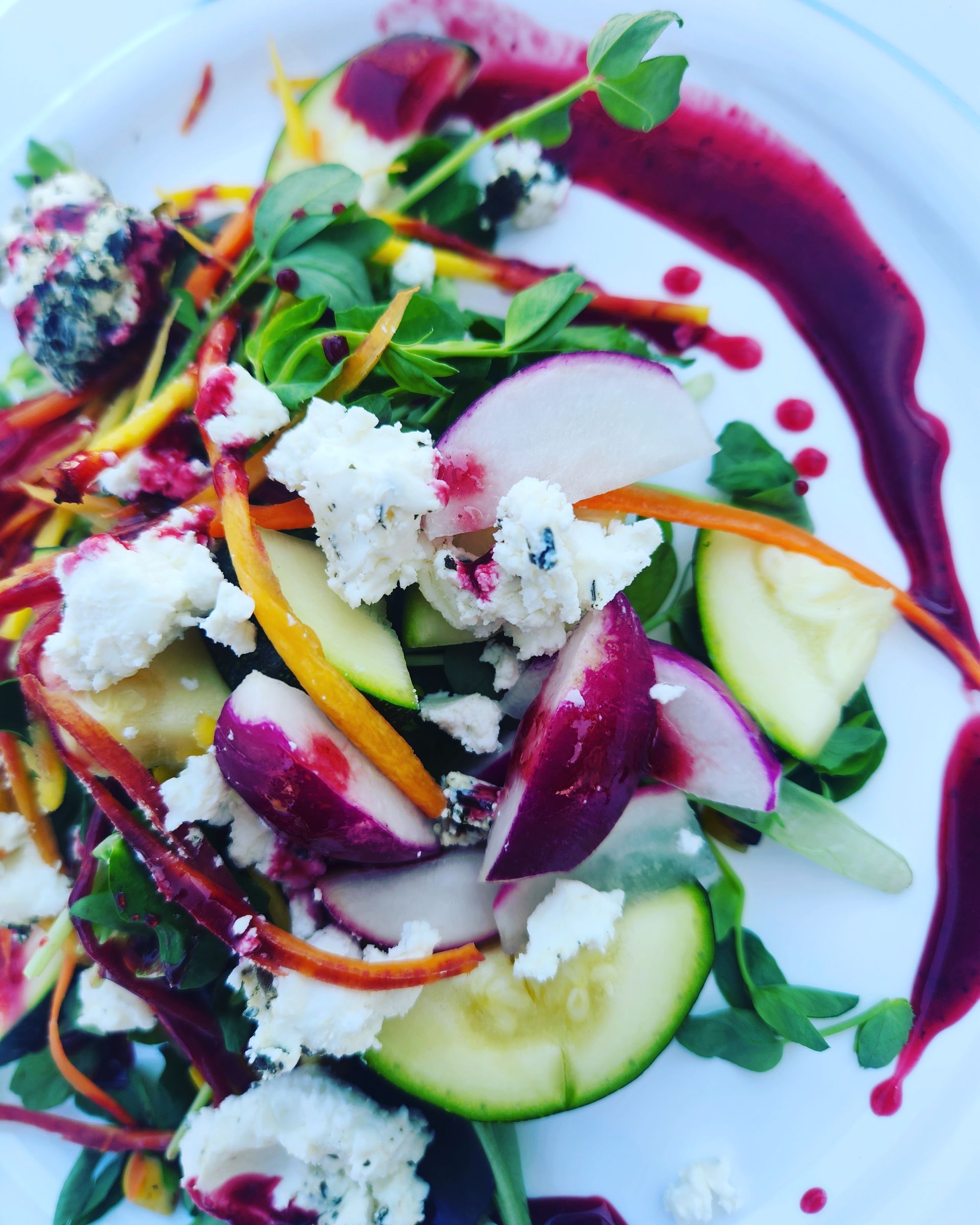 Summer Berry Salad - Private Chef Services by Mangia Kitchen Maine
