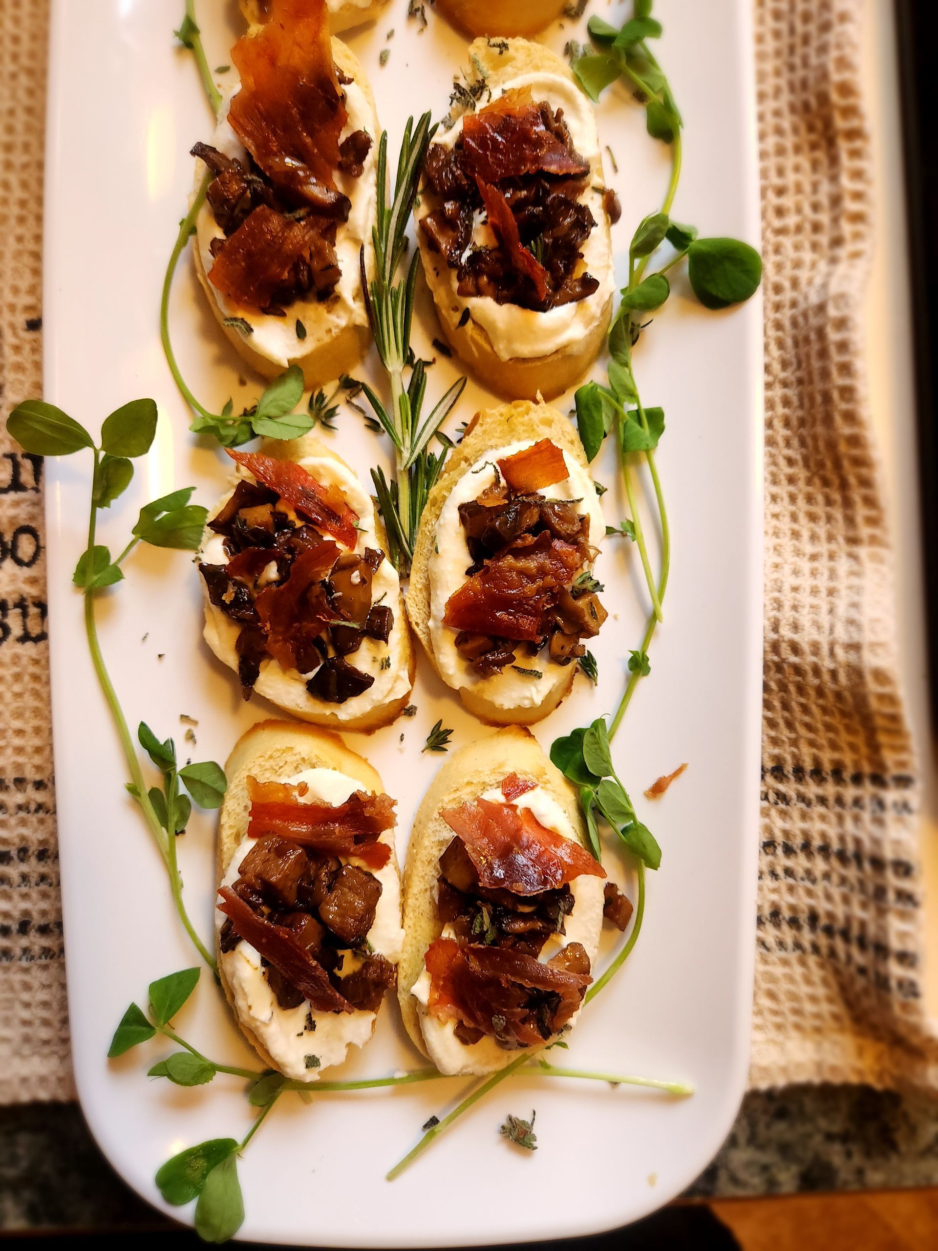 Whipped Ricotta Crostini - Private Chef Services by Mangia Kitchen Maine