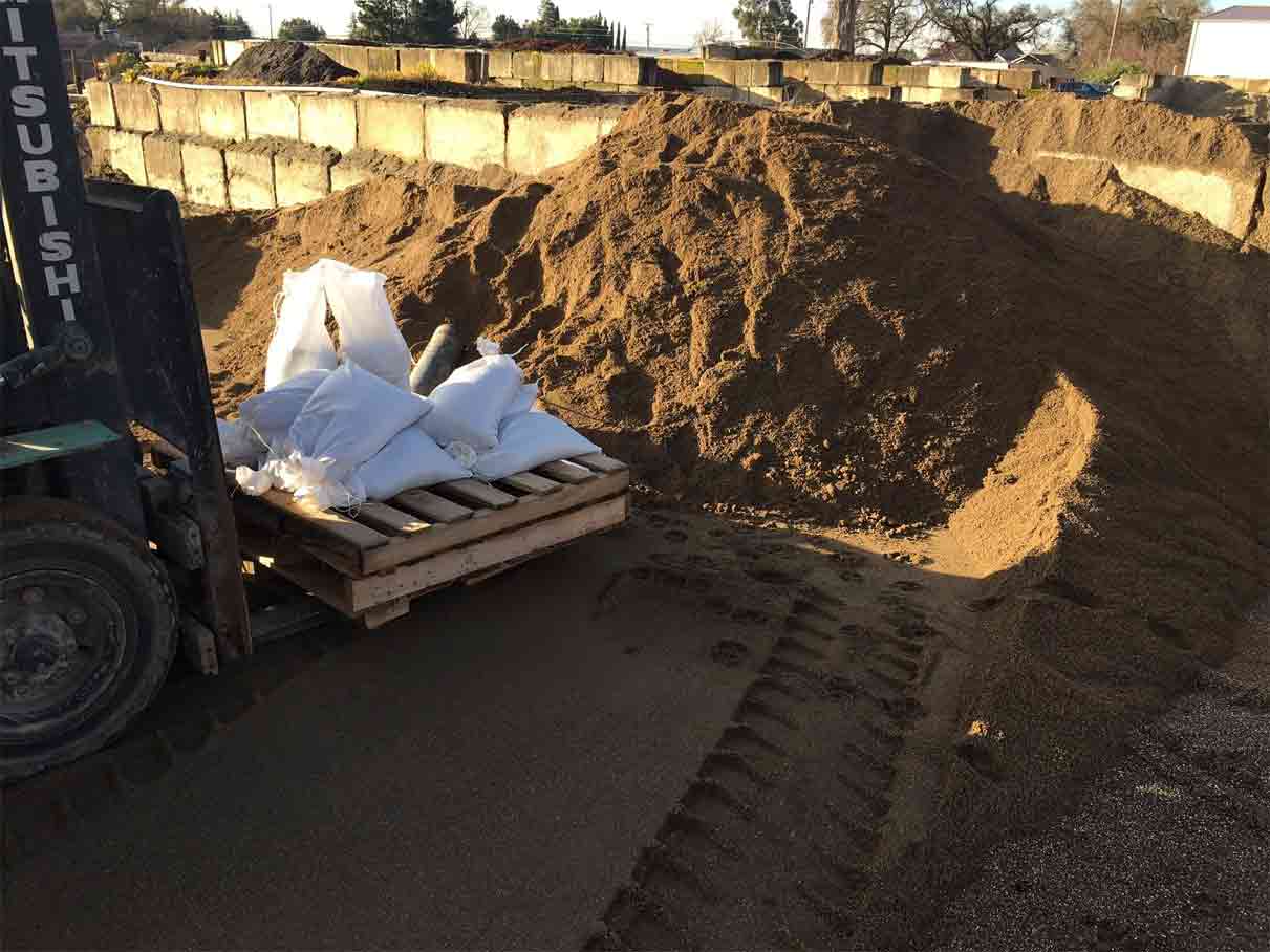 Building Materials — Dirt in Stockton, CA