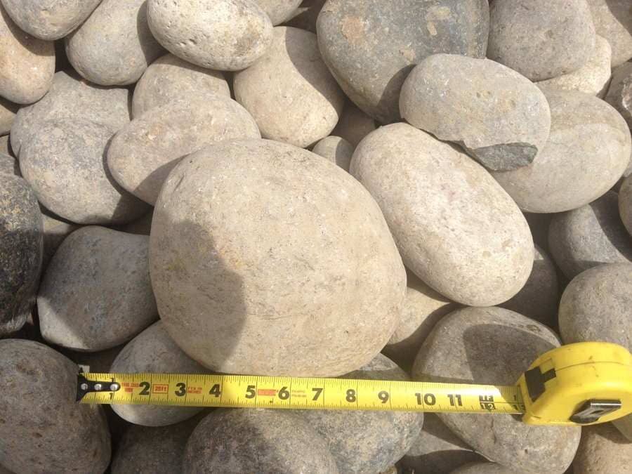 Baseball — Noiyo Cobbles 4 inches by 8 inches — Stockton, CA