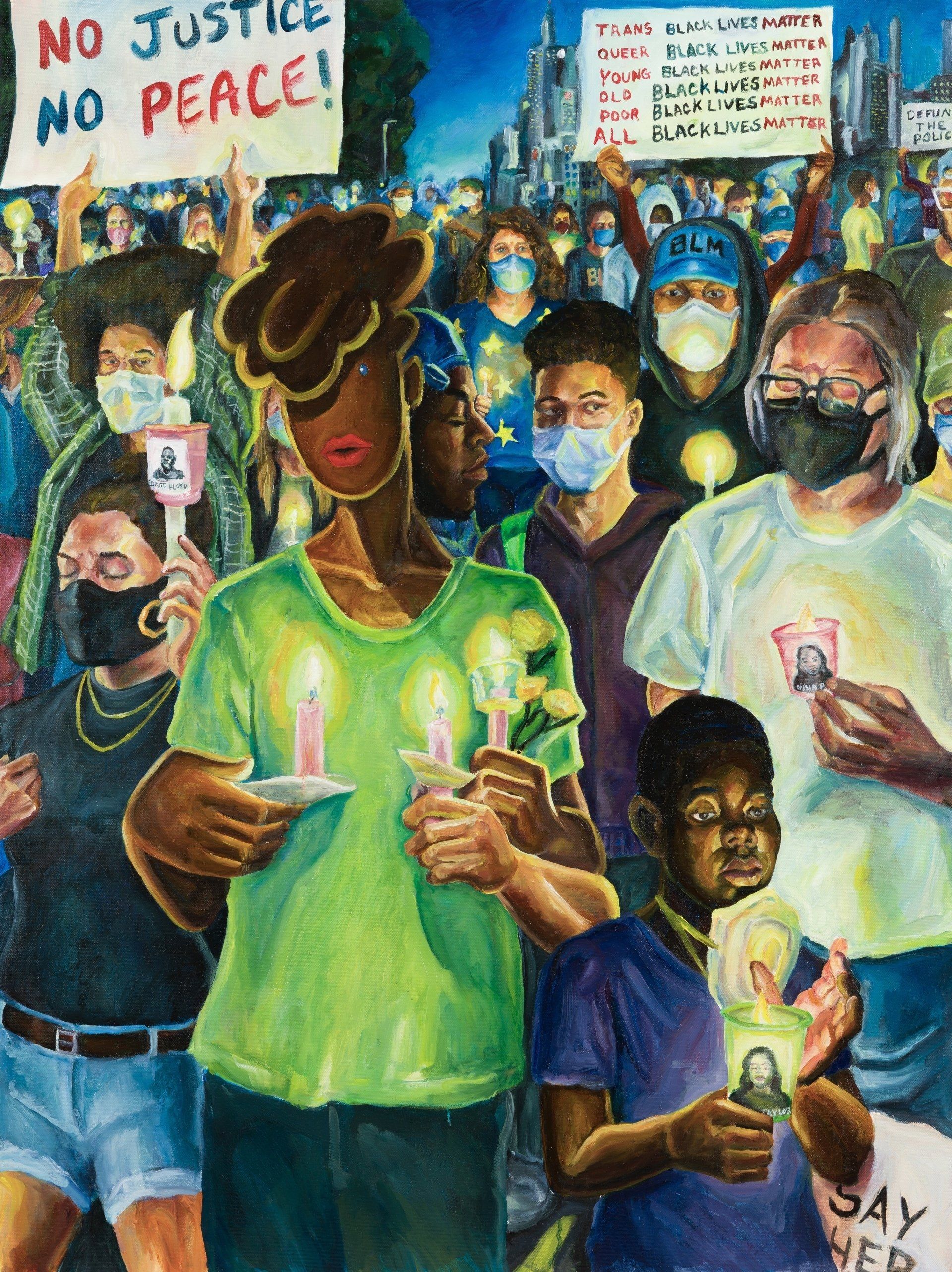 Anthony Peyton Young, United , 2021, Oil on canvas, 40x30 inches