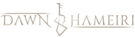 A logo for dawn hameiri