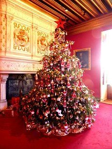 Christmas tree at Chenonceau