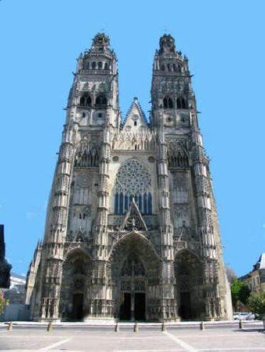St. Gatien cathedral in Tours France
