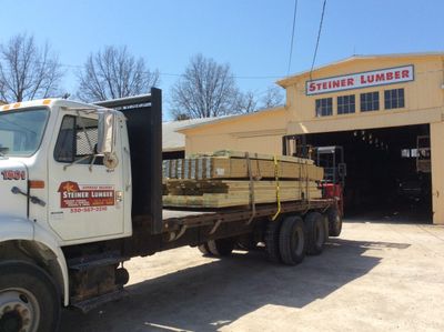 Truck loaded with lumber - Lumber Cutting in Shreve, OH