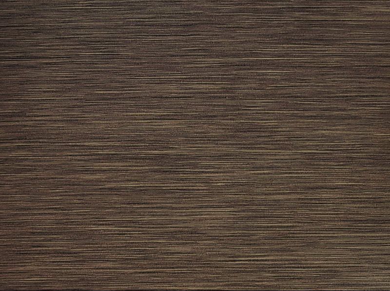 Dark brown wood grain texture with horizontal lines.