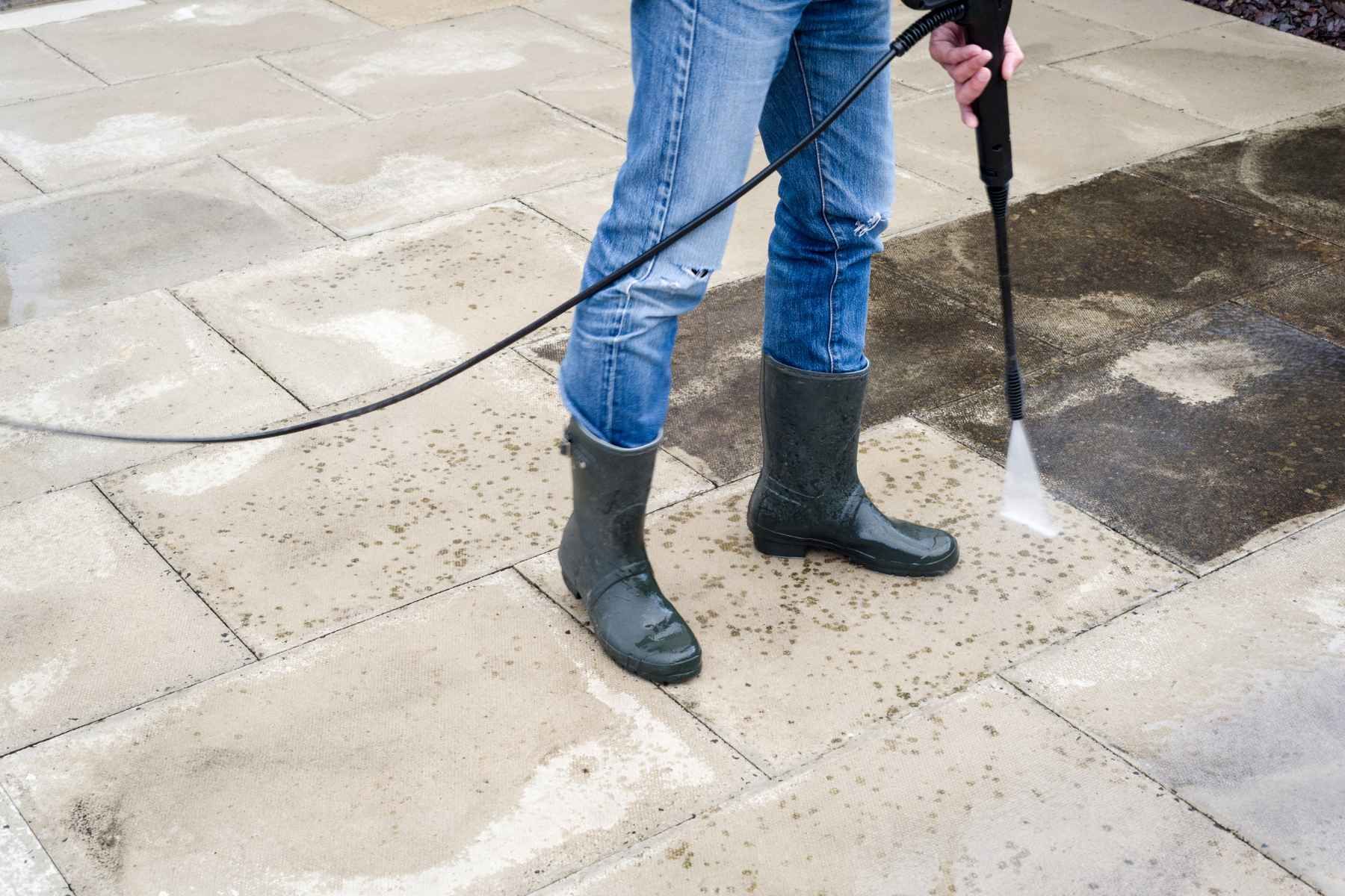 pressure washing