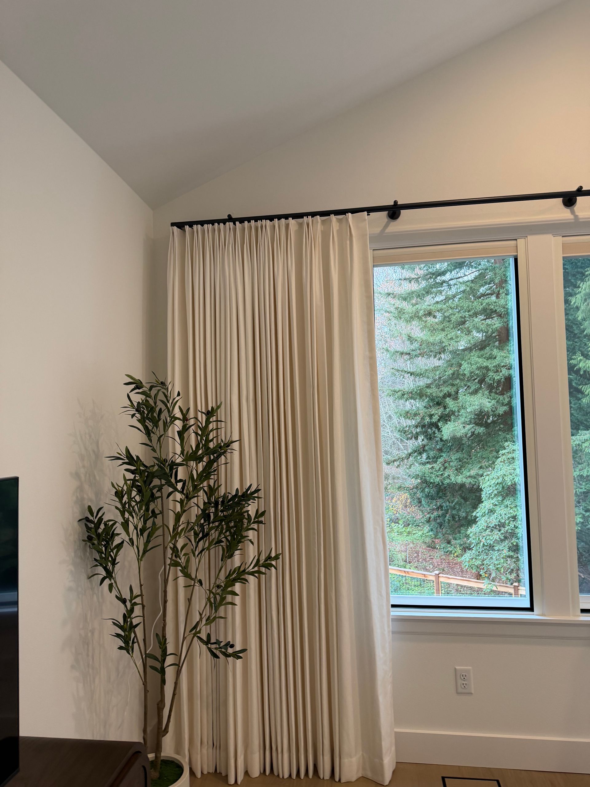 Custom Side Panels and Drapery, near Kent, WA