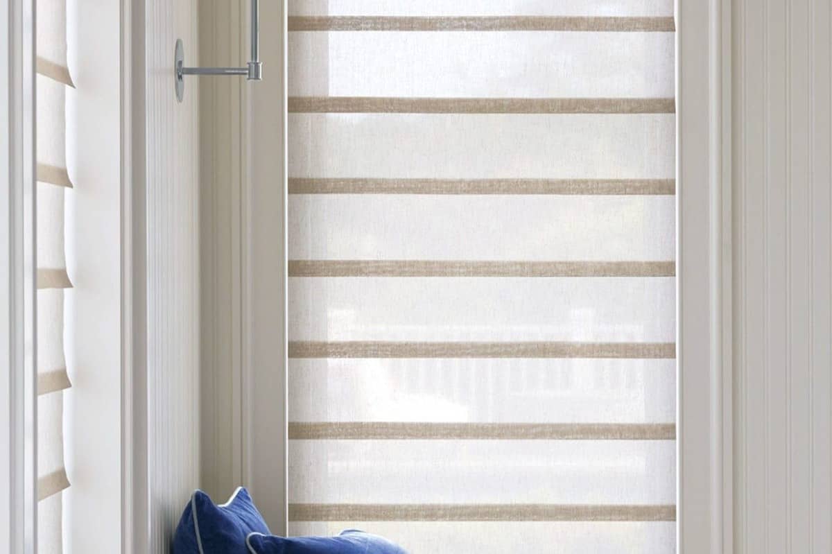 Vignette® Modern Roman Shades Kent, Washington (WA) the best white shades and shutters from Hunter Douglas