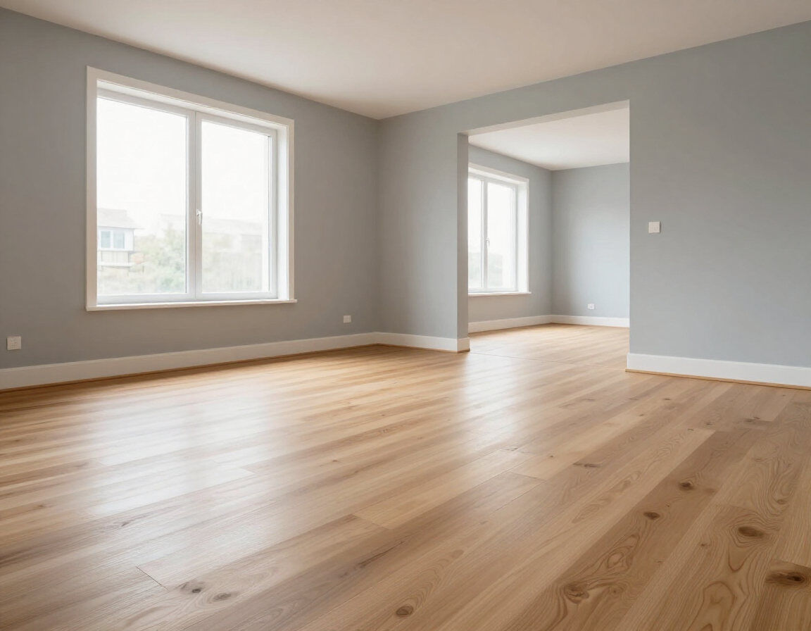Room addition with open-plan layout