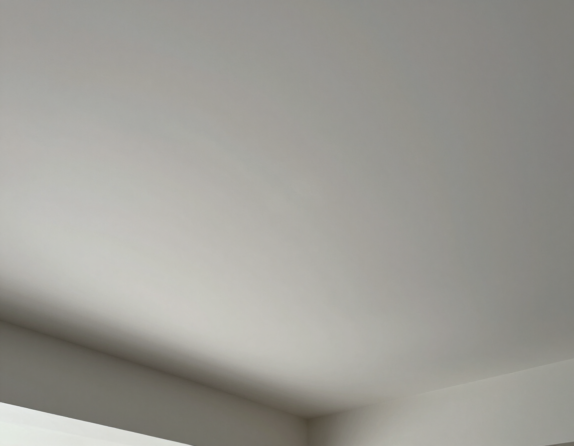 Patched ceiling drywall repair