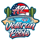 AZ Veteran Pools logo — veteran-owned pool service and repair company serving the Greater Phoenix Area