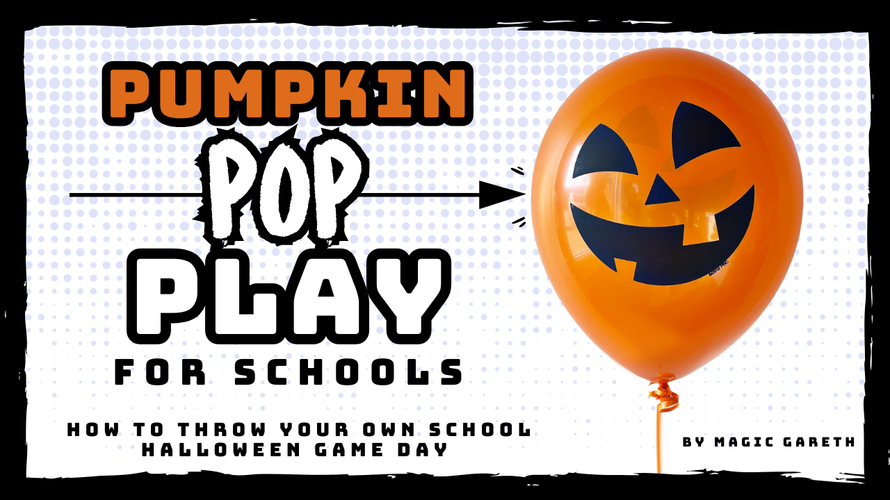 A full-day game for teachers and kids in the classroom on halloween