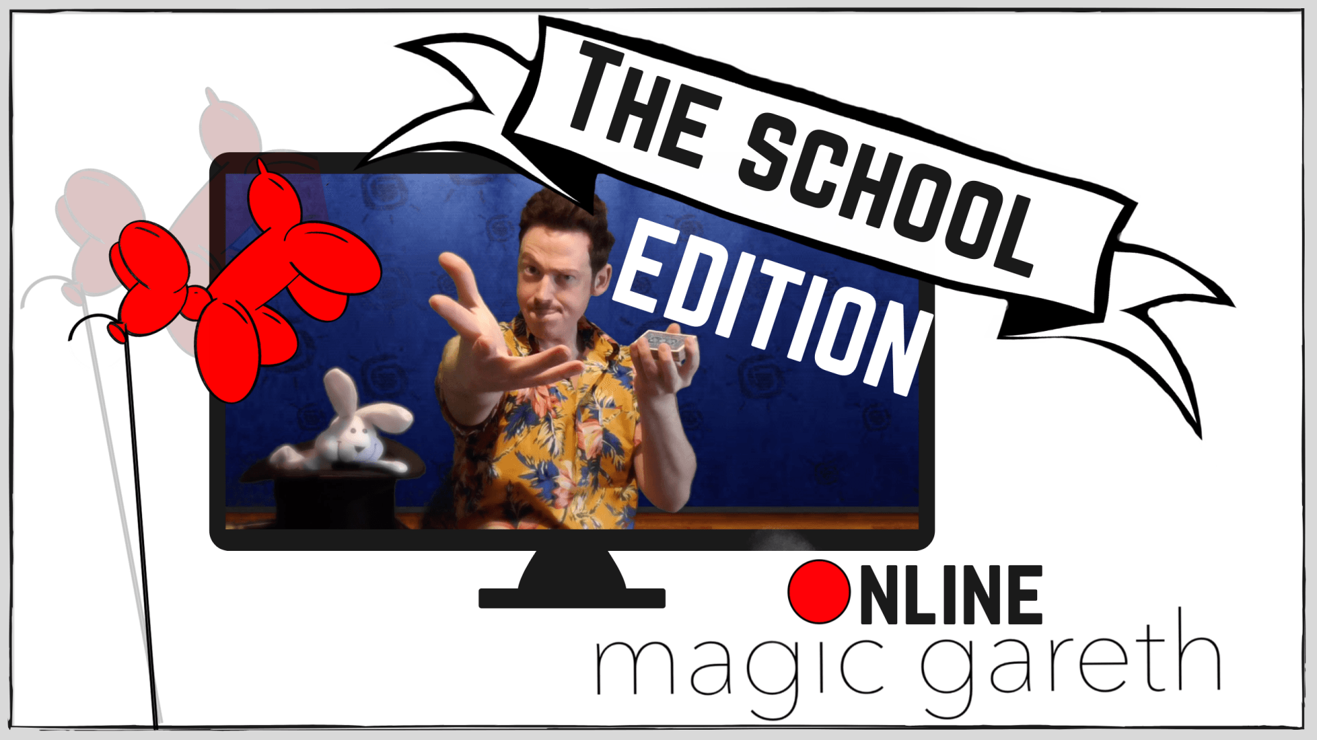 Magic Gareth presents his unique online show