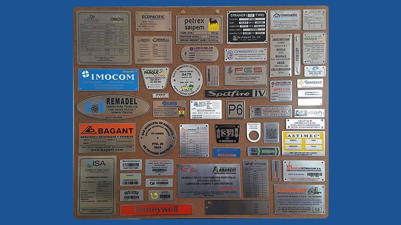 Grabados Metálicos placas metálicas de acero