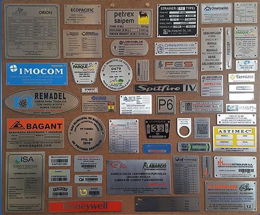 Grabados Metálicos placas metálicas de acero