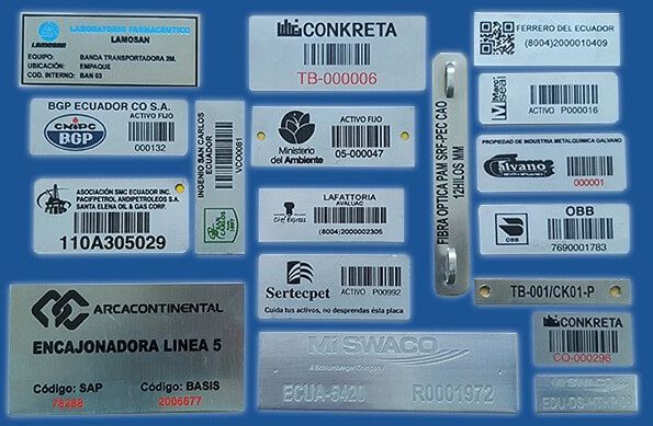 Grabados Metálicos placas metálicas de acero