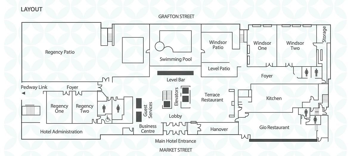 A black and white floor plan of a house.