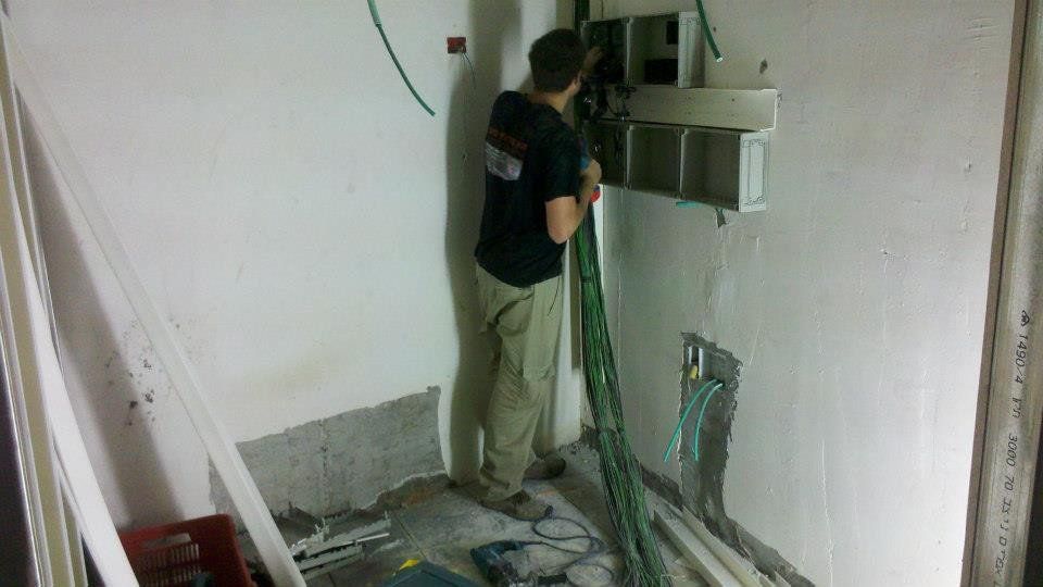 התקנה של מצלמות אבטחה