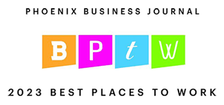 Phoenix Business Journal 2023 Best Places to Work logo
