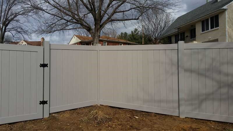 Fence Repair and Installation — Corner of a White Fence in Salem, VA