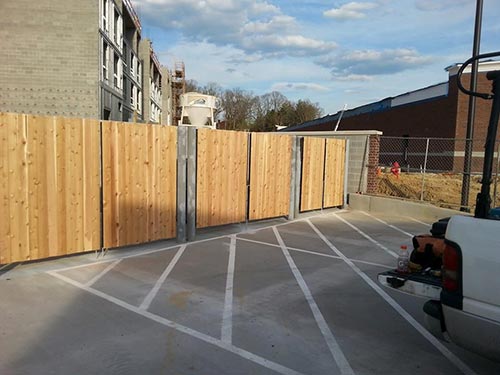 Wooden Fence Installation — Brown Security Fence in Salem, VA