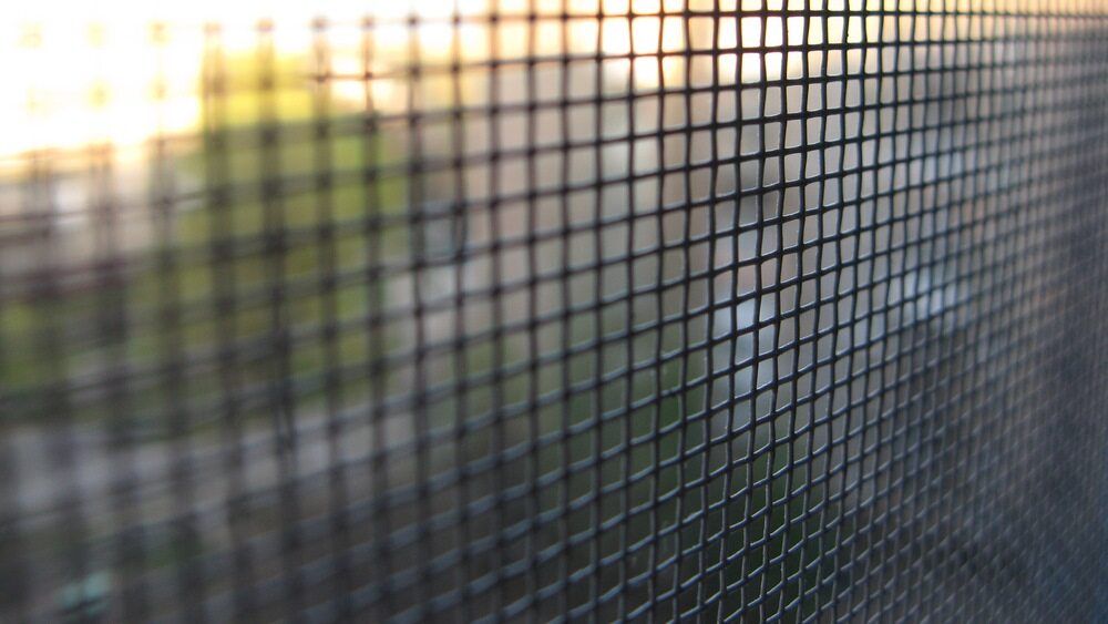 A Close Up Of A Security Screen Door With A Blurry Background  — Cape Byron Glass In Coolangatta, QLD