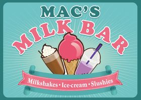 Mac's Milk bar - logo