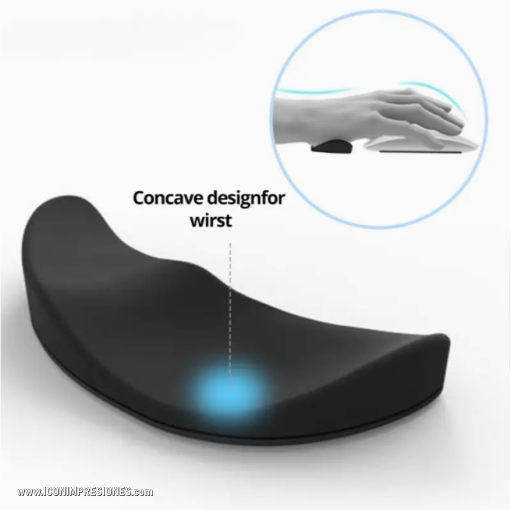 Alfombrilla de ratón ergonómica con protector de manos G80 Gel antideslizante aerodinámico