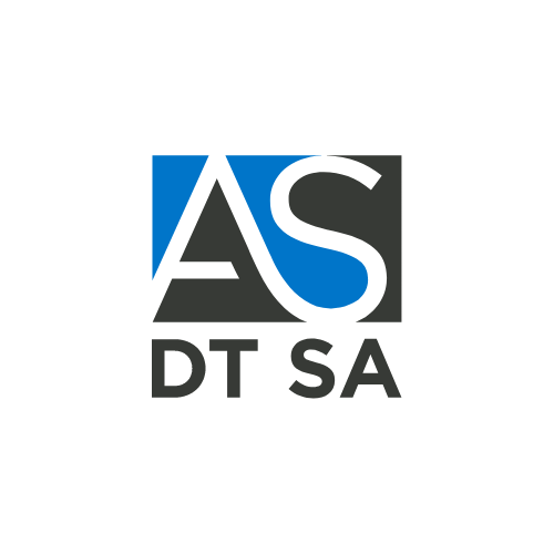 C'est un logo pour une entreprise appelée dt sa.