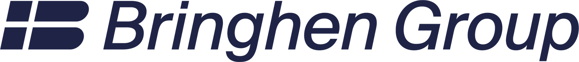 Le mot groupe Bringhen est sur fond blanc