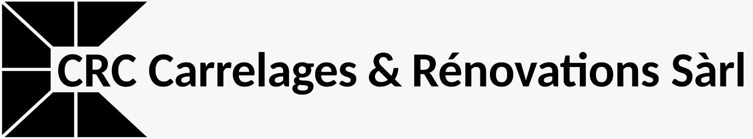 Un logo noir et blanc pour crc carrelages & renovations sarl