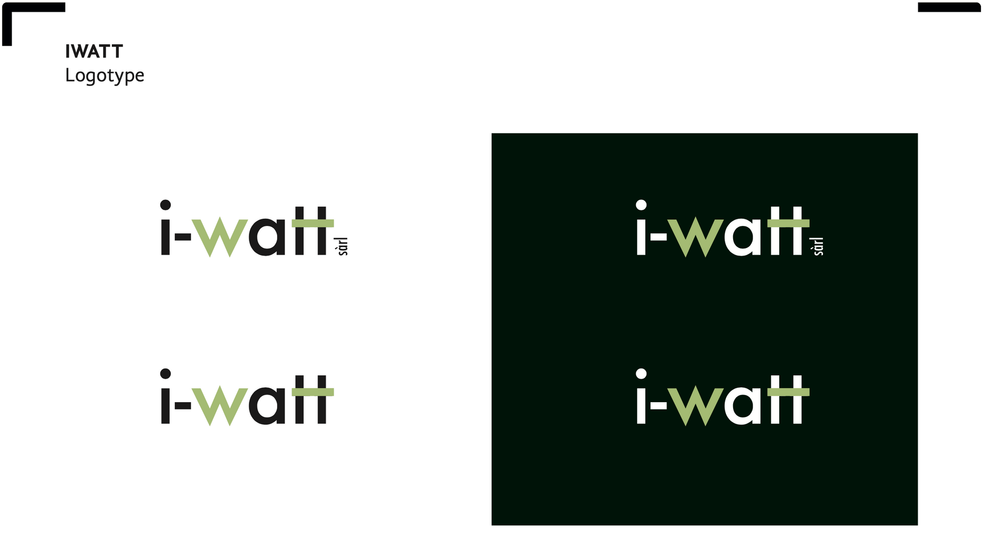 Une image d'un logo pour une entreprise appelée i-watt.