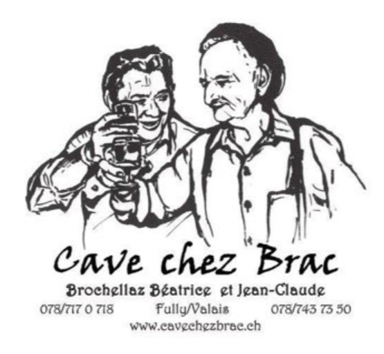 Un logo noir et blanc pour la cave chez brac