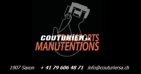 A logo for a company called couturiers manutentions