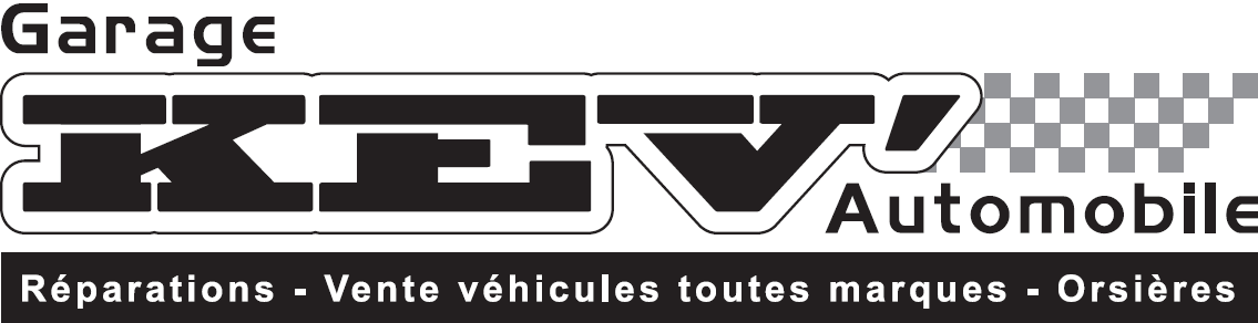 Un logo noir et blanc pour une clé de garage automobile