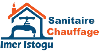 A logo for a company called sanitaire chauffage