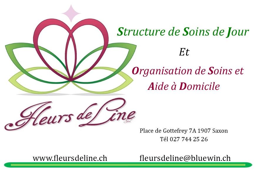 Une carte de visite pour fleurs de line en français