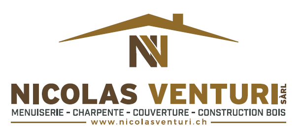 Le logo de nicolas venture est une maison avec un toit.