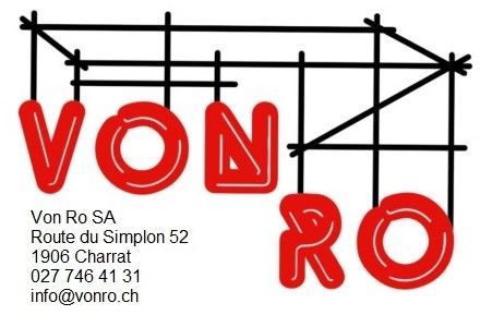 A logo for von ro sa route du simplon 52 1905 charat
