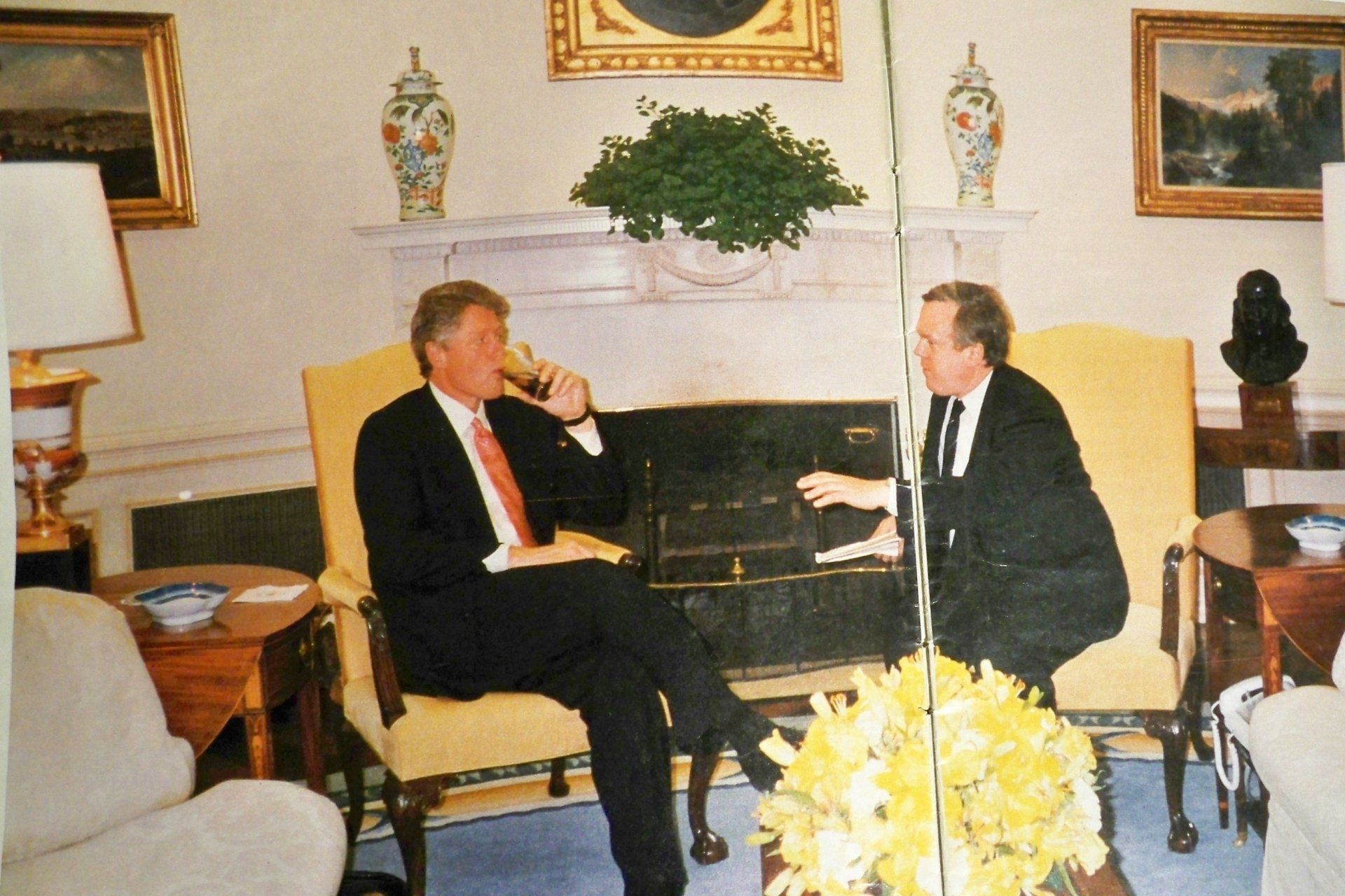 Actor Clinton und sein Freund Loewe