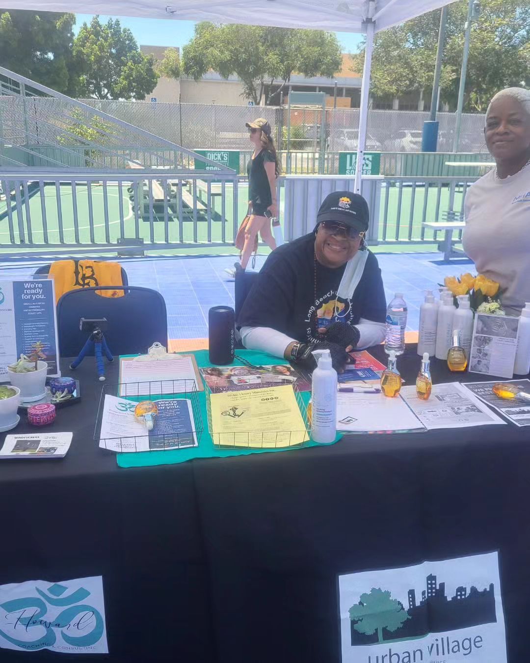 Deaka at the Resource Fair