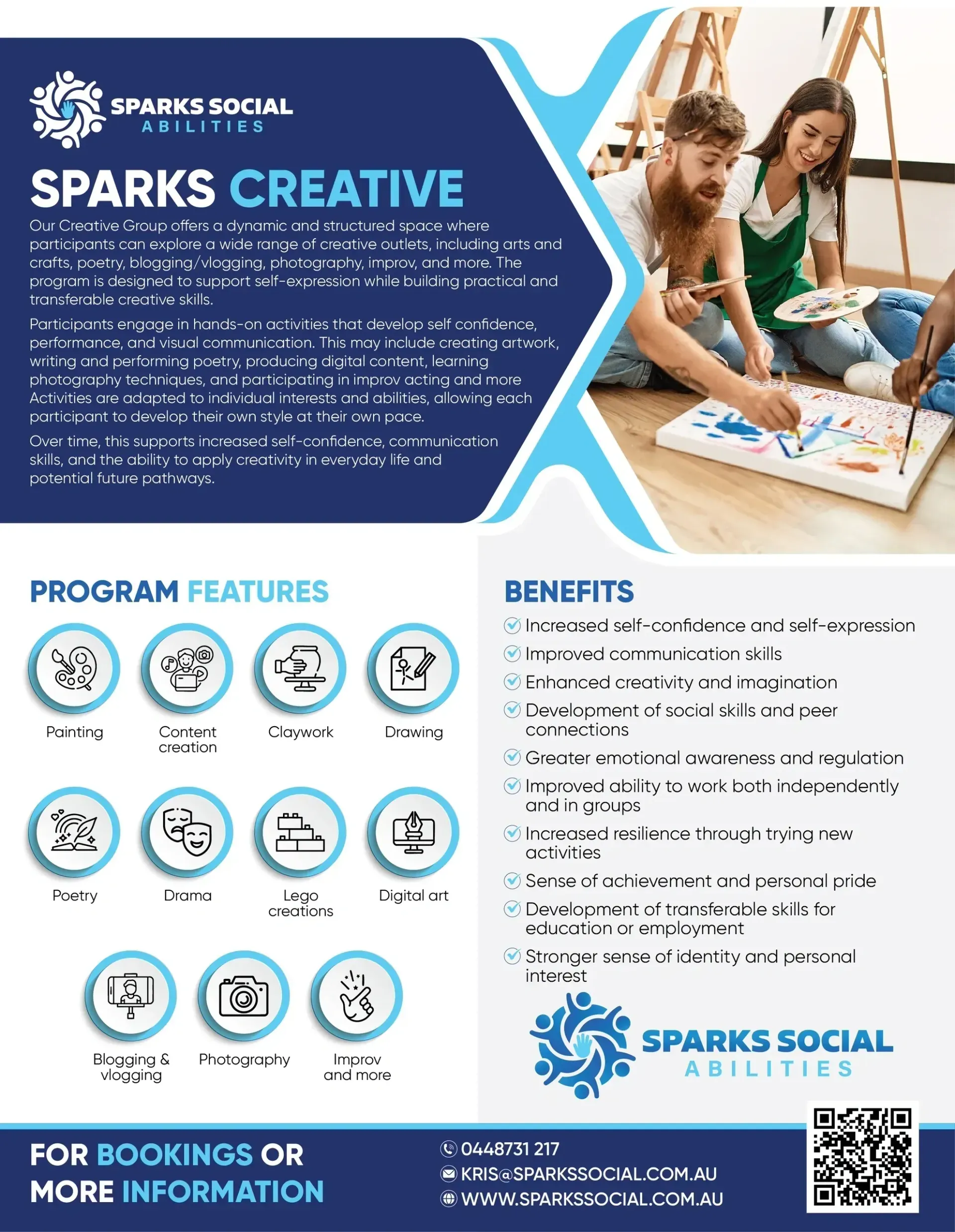 Sparks Creative — Sparks Social Abilities in Bungalow, QLD