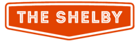 The Shelby's logo in orange.