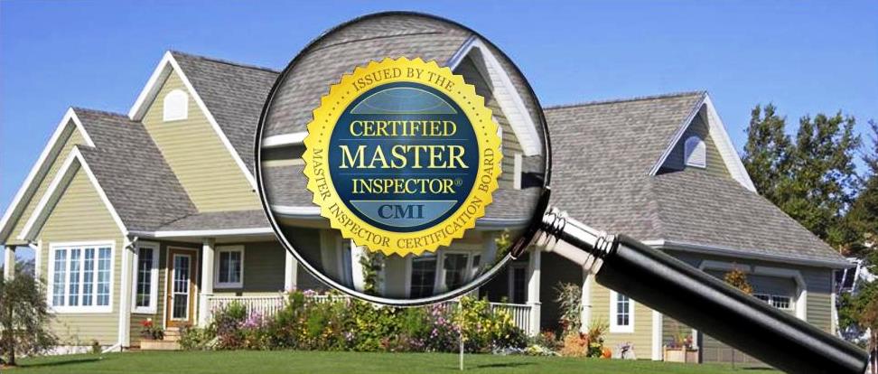 Braun Inspection Consults header image.  Magnifying glass over a house with a 